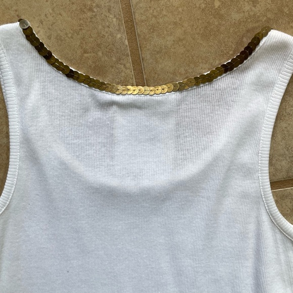 Metal Sequins PATRICK ROBINSON Tank Top | medium - Picture 6 of 9